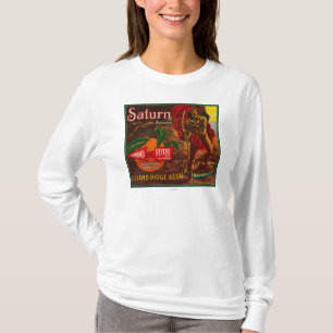 Camiseta Saturn LabelUpland alaranjado, CA