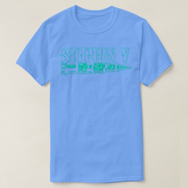 Camiseta Saturn V Rocket 3 (Frente do Design)
