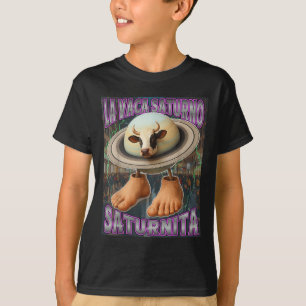 Camiseta Saturnita La Vaca Saturno Rotação Cerebral Italian