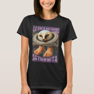 Camiseta Saturnita La Vaca Saturno Rotação Cerebral Italian