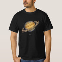 Saturno artístico com anéis vibrantes