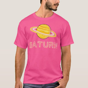 Camiseta Saturno Planeta Espaço Exterior Ciência Astronomia