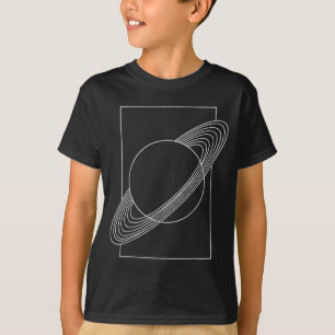 Camiseta Saturno Sistema Solar Planeta Galáxia Astronomia
