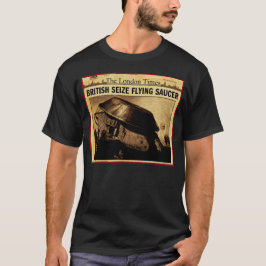 Camiseta Saucer Voador de Agitação Britânica