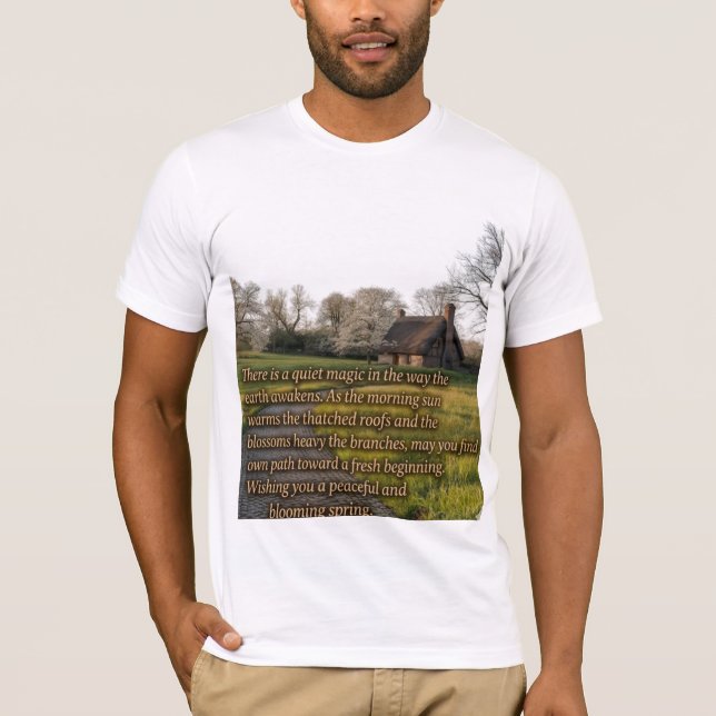 Camiseta Saudação da Primavera Rural (Frente)