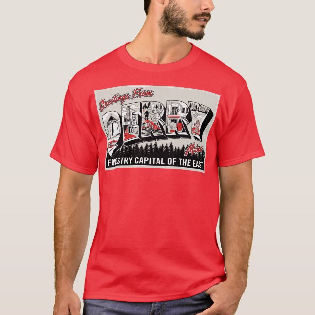 Camiseta Saudação De Derry Maine (Frente)
