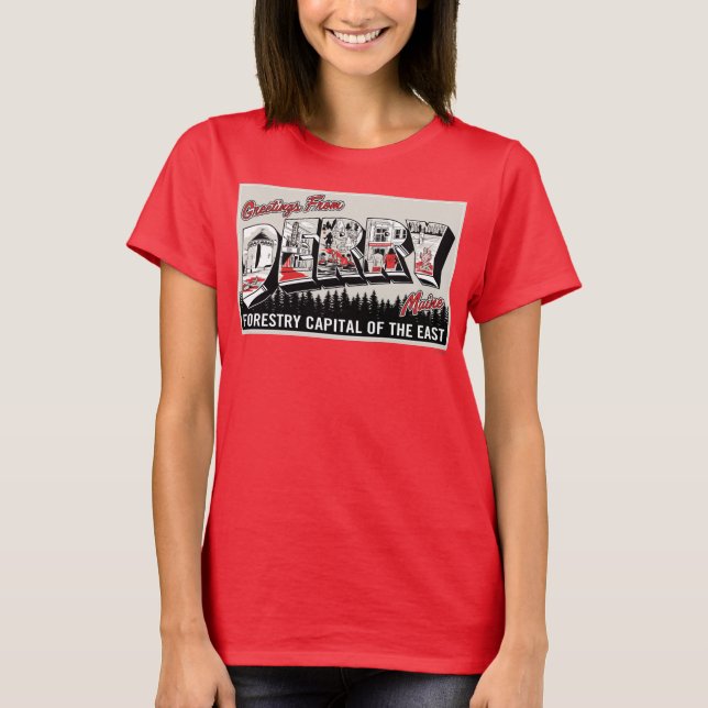Camiseta Saudação De Derry Maine (Frente)