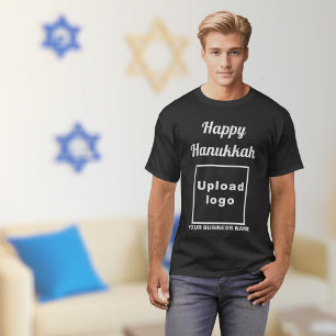 Camiseta Saudação de Hanukkah a Negra