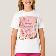 Saudação do Dia das Mães Rosa Elegante