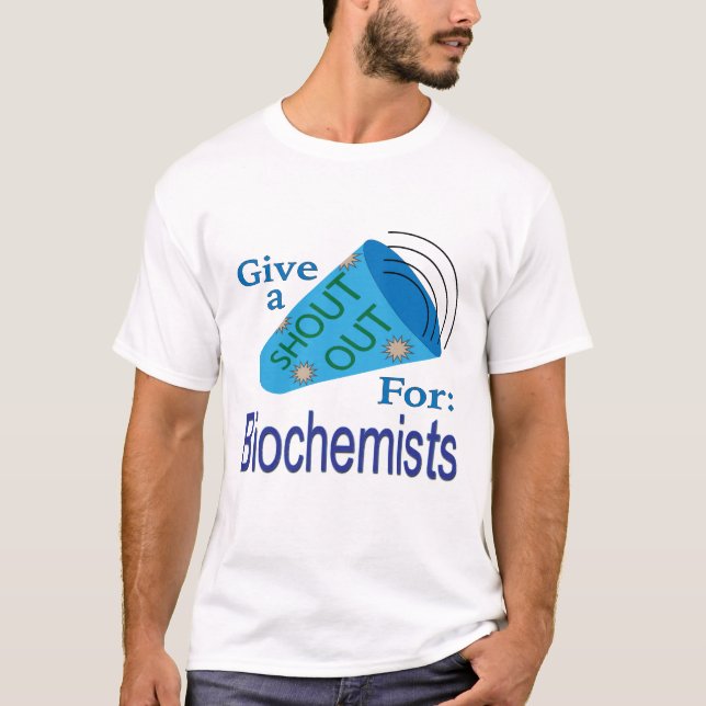 Camiseta Saudação para Bioquímicos (Frente)