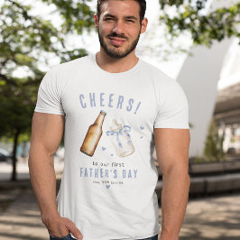 Camiseta Saudações ao nosso primeiro Dia dos Pais, Presente