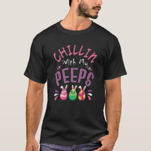 Camiseta Saudações Chill Bunny Rabbit Kawaii Egg Happy East
