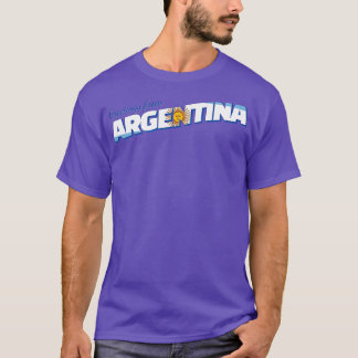 Camiseta Saudações da Argentina Estilo Vintage da recorte r