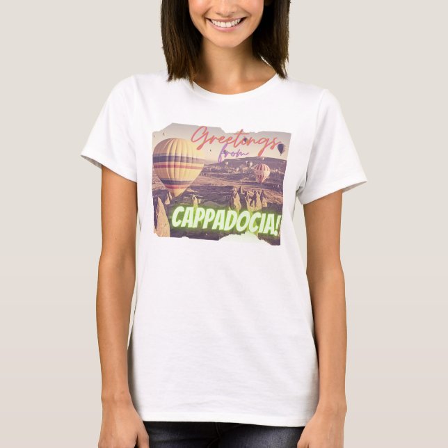 Camiseta Saudações Da Cappadocia Turquia (Frente)