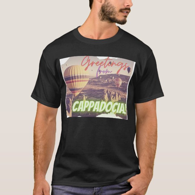 Camiseta Saudações Da Cappadocia Turquia (Frente)