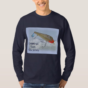 Camiseta Saudações Da Pesca De Nova Jersey