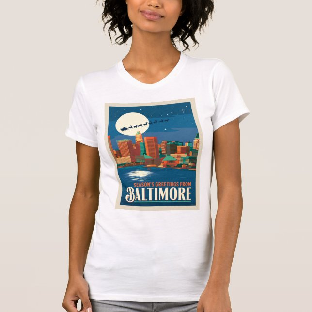 Camiseta Saudações de Baltimore (Frente)