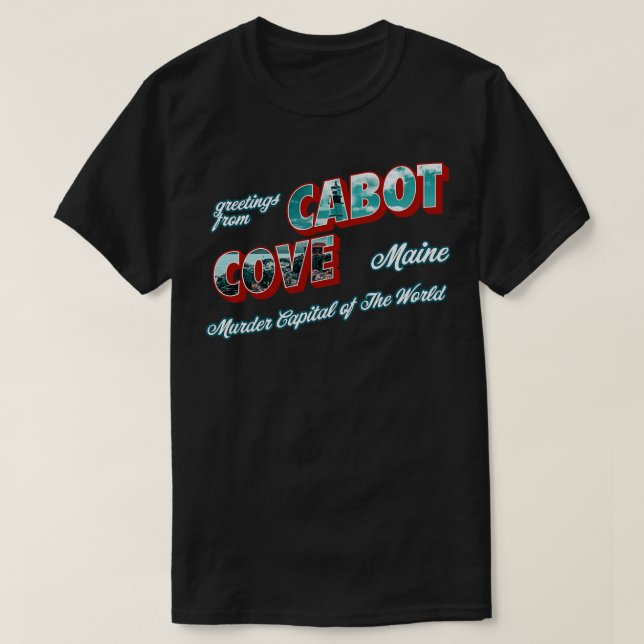 Camiseta Saudações De Cabot Cove (Frente do Design)
