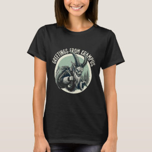 Camiseta Saudações De Gruss Vom Krampus Natal Festivo
