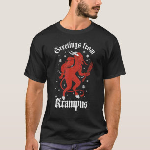 Camiseta Saudações De Krampus Gruss Vom Krampus Natal