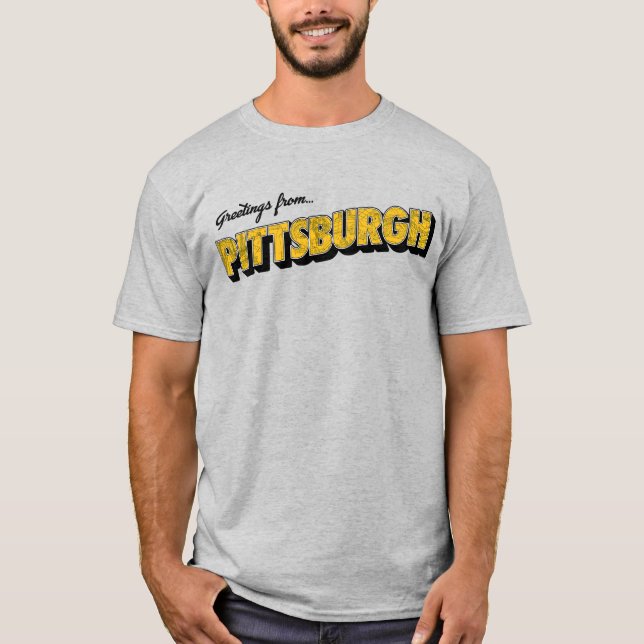 Camiseta Saudações de Pittsburgh (Frente)