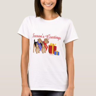 Camiseta Saudações de Temporada do Welsh Terrier