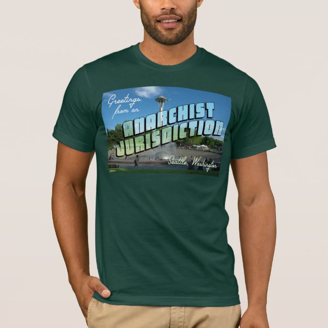 Camiseta Saudações do Anarquista Seattle!Camiseta (Frente)