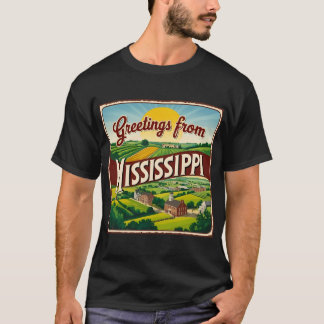 Camiseta Saudações do Mississippi