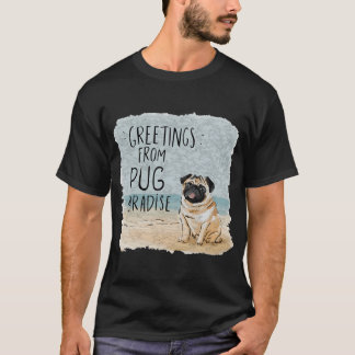 Camiseta Saudações do Paraíso Pug