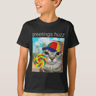 Camiseta Saudações Huzz Funny Gen Z Gen Alpha Slang Memória