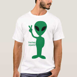 Camiseta Saudações, orgânicos!