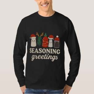 Camiseta Saudações Temperadas Piadas Culinárias Festa Gráfi
