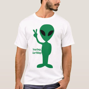 Camiseta Saudações, terráqueos!