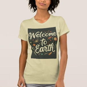 Camiseta Saudações Terrenas Novas T-shirts design 🤗