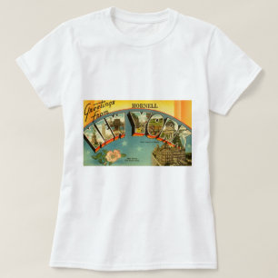 Camiseta Saudações Vintage de Nova Iorque