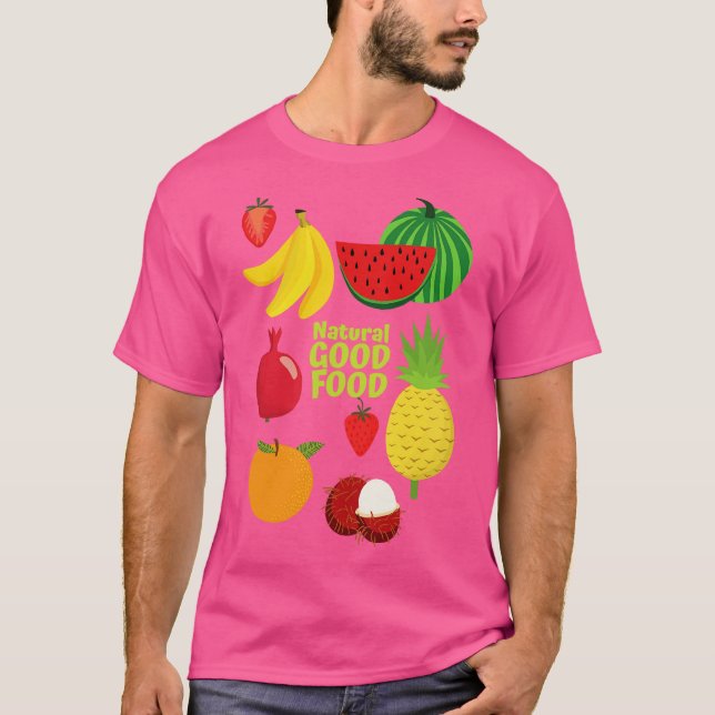 Camiseta Saudável Comida Natural de Vegan (Frente)