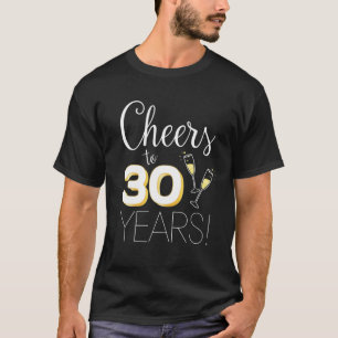 Camiseta Saúde A 30 Anos De Casal De Champanhe Annive