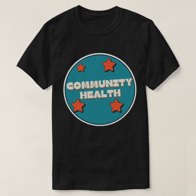 Camiseta Saúde comunitária (Frente do Design)