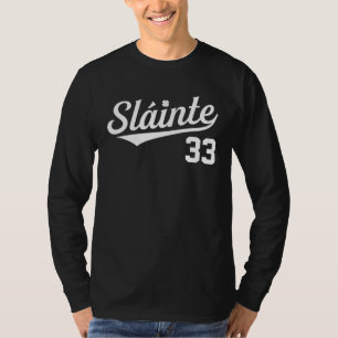 Camiseta Saúde Dia de São Patrício Irlandês Irlanda Beisebo