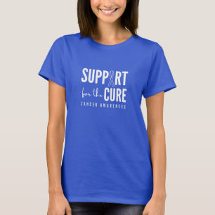Camiseta Saúde do cancer cura Camisa-T feminina