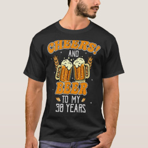 Camiseta Saúde E Cerveja A 30 Anos De Festa De aniversário