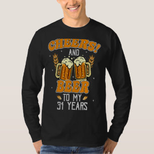 Camiseta Saúde E Cerveja A 31 Anos 31ª Festa de aniversário