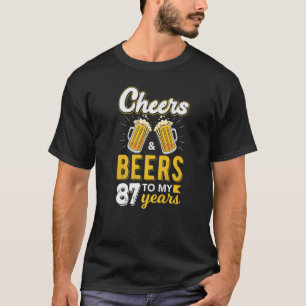 Camiseta Saúde e Cerveja aos 87 anos de aniversário
