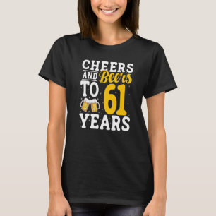 Camiseta Saúde e Cervejas a 61 anos antes do Bebendo 61 ano
