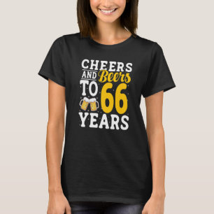 Camiseta Saúde e Cervejas a 66 anos antes do Bebendo 66 ano