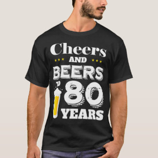 Camiseta Saúde e Cervejas à Festa de aniversário de 80 anos