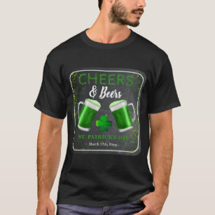 Camiseta Saúde e Ruas de Cerveja. Festa do Dia dos Patricks