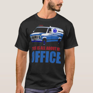 Camiseta Saúde Frontline Ambulância motoristas salvando ao 