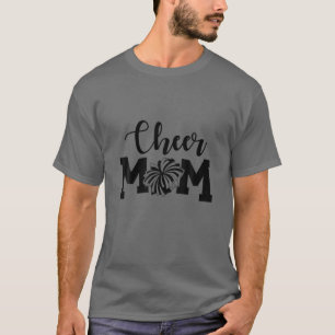 Camiseta Saúde Mãe Cheerleader Orgulhosa Mãe