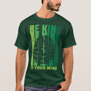 Camiseta Saúde Mental Consciência Engraçada Brisa Humana